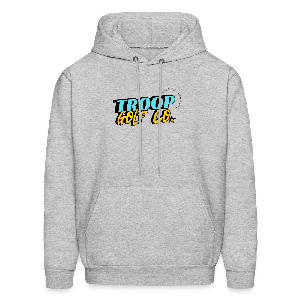 Troop Golf Co. Core Logo Hoodie - heather gray