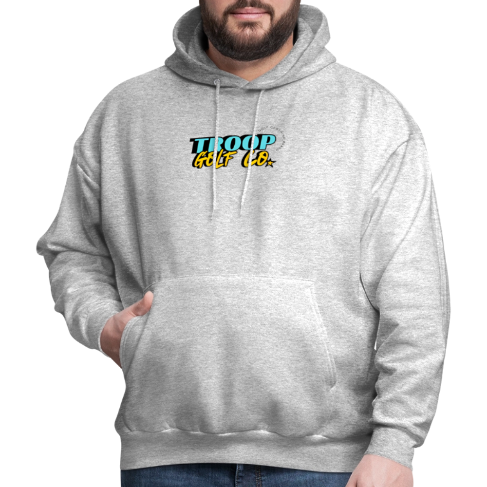 Troop Golf Co. Core Logo Hoodie - heather gray