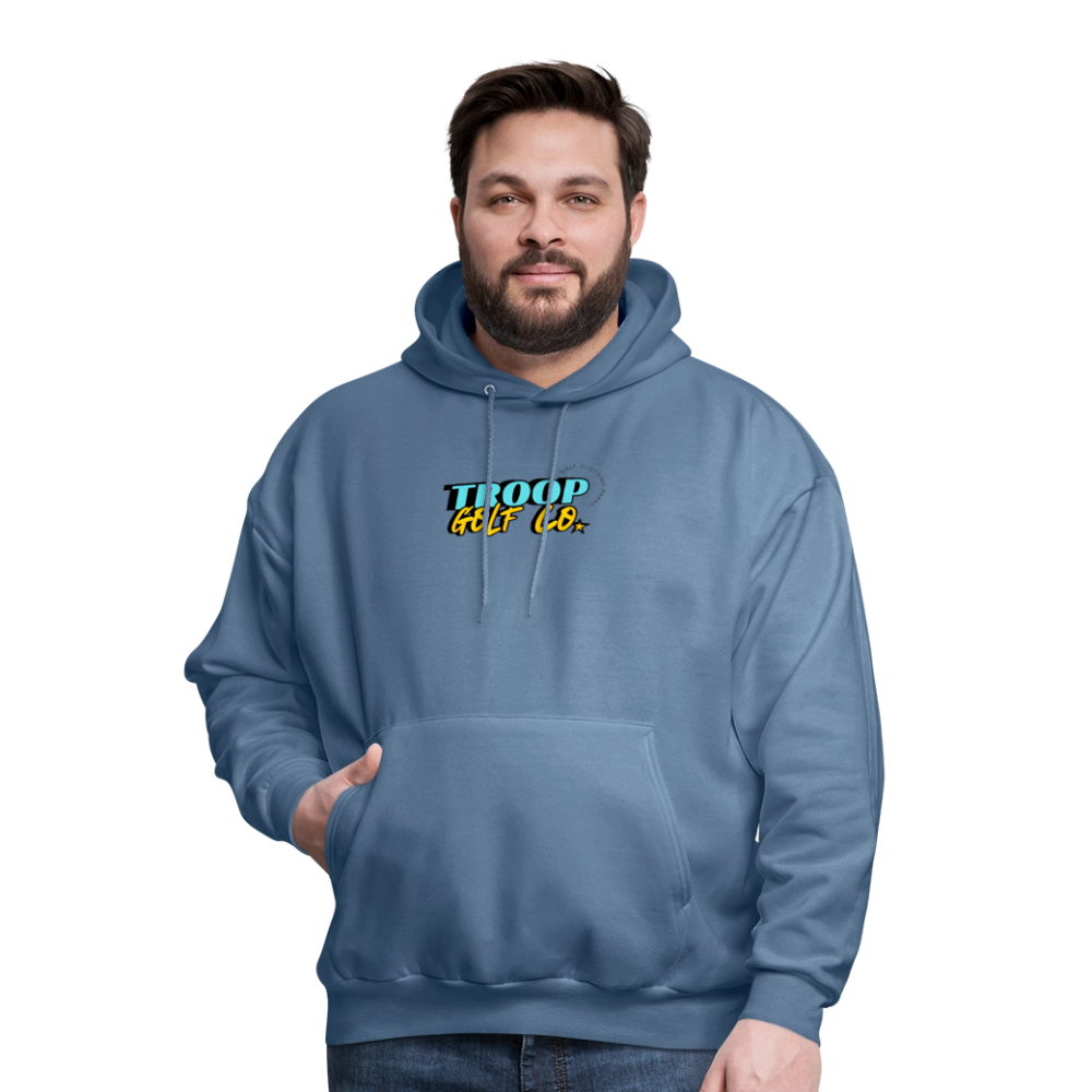 Troop Golf Co. Core Logo Hoodie - denim blue